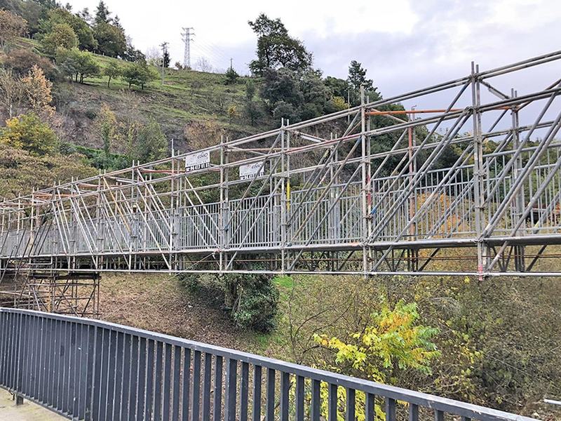Andamios Pasarela Eibar Montajes Meccano