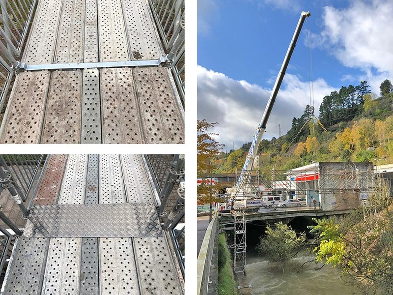 Andamios Pasarela Eibar Montajes Meccano