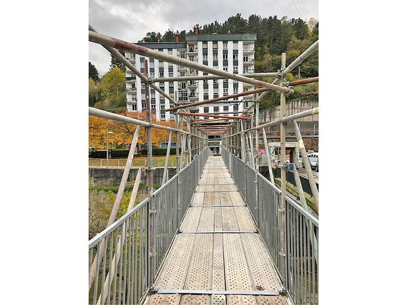 Andamios Pasarela Eibar Montajes Meccano